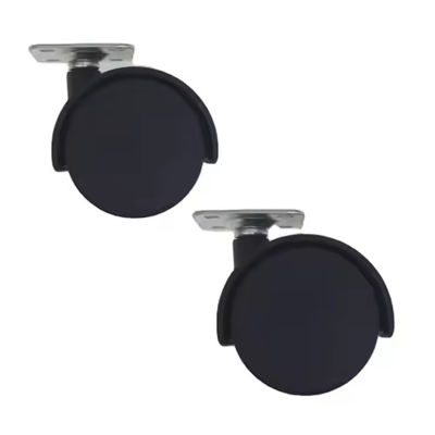 50 mm, rouleaux de plaque noire, nylon, meubles à double son, rouleaux de rouleaux universels