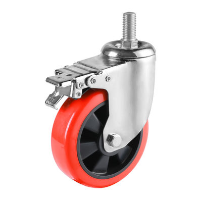 Polyuréthane rouleaux pivotants rouleaux industriels en acier