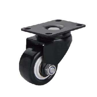Les rouleaux de rouleaux de meubles universels en PP PU PVC sont noirs