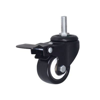 Les rouleaux de rouleaux de meubles universels en PP PU PVC sont noirs