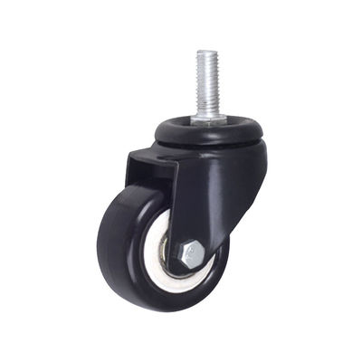 Les rouleaux de rouleaux de meubles universels en PP PU PVC sont noirs