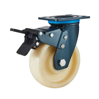 Les rouleaux de rouleaux de Dajin à charge lourde 100 mm-200 mm rouleaux de nylon avec revêtement anti-rouille