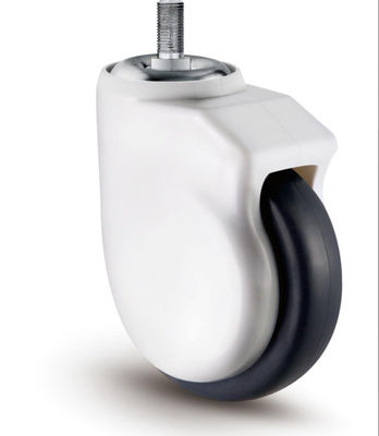 Roues de roulement TPR élastiques de charge moyenne 100 mm 125 mm avec gardien de fil
