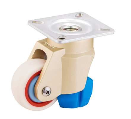 Les rouleaux de nivellement réglables haut de gamme pour charges lourdes avec roues en nylon pour une mobilité fluide