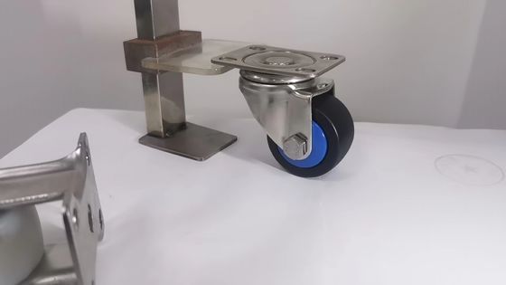 Roulette PA en acier inoxydable à profil bas