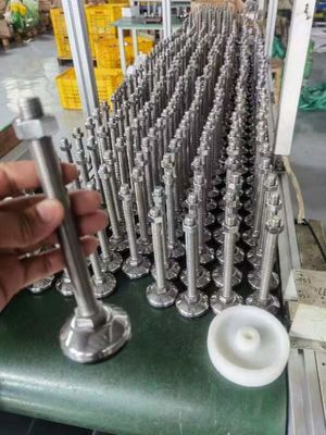 Pieds réglables en acier inoxydable